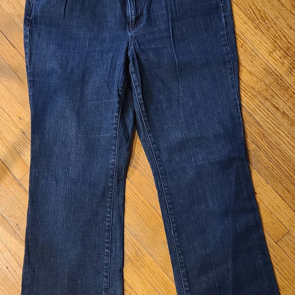 LOFT Womens  Denim Blue Jeans Pants Boot Cut Size 12P